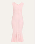 LoveShackFancy Tayleen Dress in Peach Sorbet