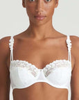 Leda Balcony Bra in White