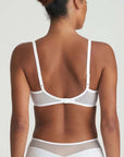 Leda Balcony Bra in White