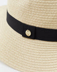 Melissa Odabash Fedora Beige/Black