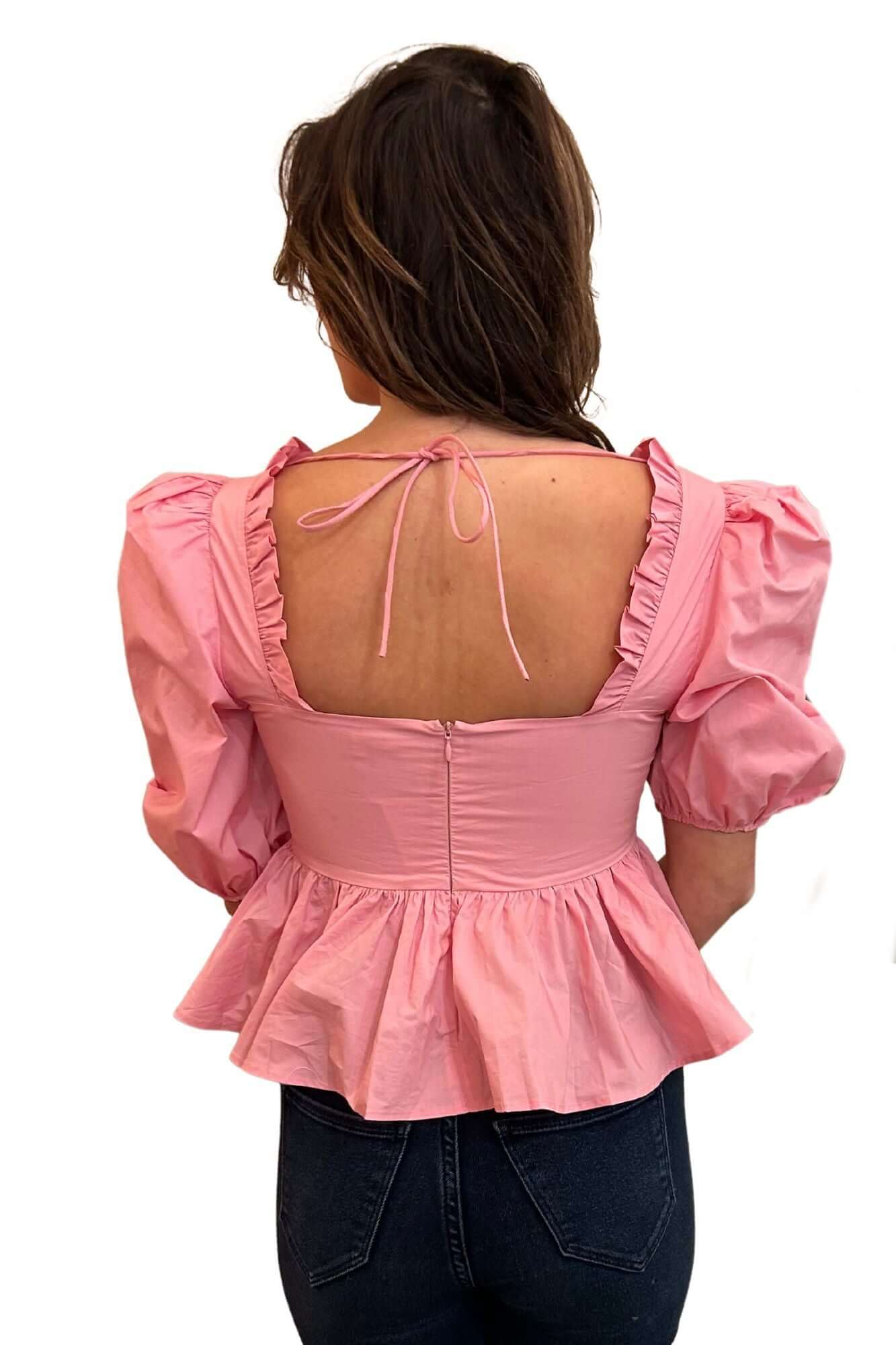 Darine Top in Sea Pink