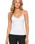 Only Hearts 4917 White top on Elle, studio front view