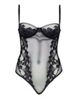 Rosa Ribelle La Divinia Bodysuit in Black