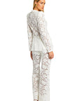 Sans Faff Kensington Lace Blazer in White