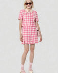 Tara Jarmon Joseff Gingham Skirt