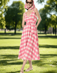 Tara Jarmon Ryveline Gingham Maxi Dress