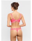 Cassiopee Thong in Electric Pink