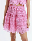 Waimari Harper Mini Skirt in Rose