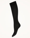 Wolford Merino Knee-Highs in Black - side view
