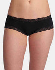 Fleur't Iconic Boyshort Color: Black, Malibu, Skylight, Rosette, Champagne, Chantilly, Heather Grey/Chantilly, Seashell, Black/Seashell, Coral Sea-D, Eventide, Twilight, Eventide/Cloud Soft Size: S, M, L at Petticoat Lane Greenwich, CT