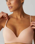 Simone Perele Essential Wireless Bra Color: Peau Rose Size: XS at Petticoat Lane Greenwich, CT
