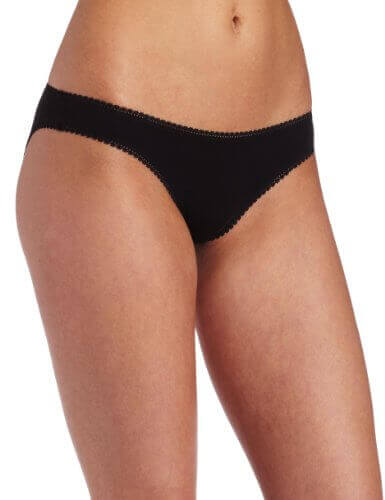 On Gossamer Cabana Cotton Bikini Color: Black Size: S at Petticoat Lane Greenwich, CT