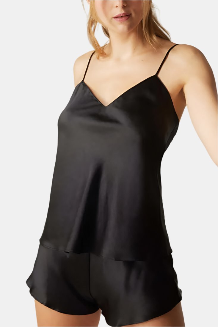 Simone Perele Dream Top Color: Black Size: XS at Petticoat Lane Greenwich, CT