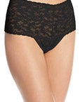 Hanky Panky Retro High-Waisted Thong Color: Black at Petticoat Lane Greenwich, CT