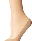 Wolford Cotton Footsies Socks Color: Sisal, Black Size: S, M at Petticoat Lane Greenwich, CT