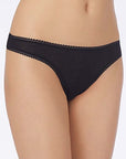 On Gossamer Mesh Hip-G Thong Color: Black Size: S/M at Petticoat Lane Greenwich, CT