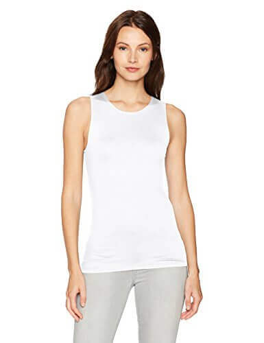 Only Hearts Cutaway Tank Color: White, Black, Creme, Navy, Parchment Size: S, M, L, XL at Petticoat Lane Greenwich, CT