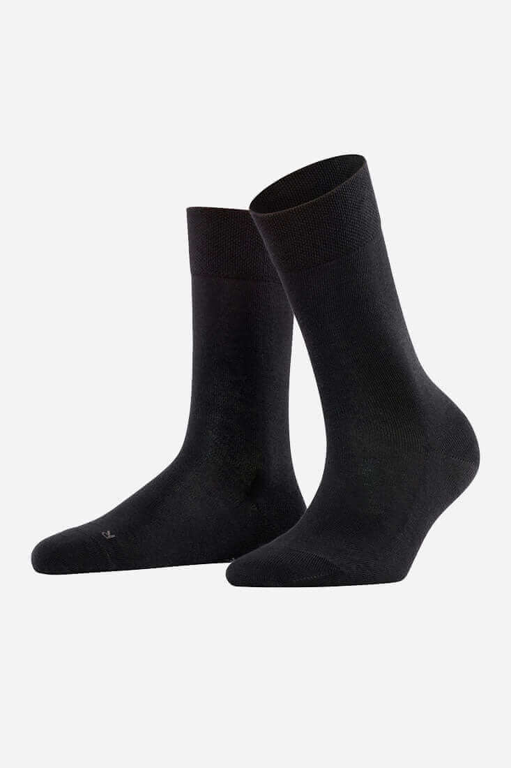 Falke Sensitive London Women's Socks Color: Black, White, Sand Mel., Anthra. Mel., Grey Mix, Dark Brown Size: 35-38, 39-42 at Petticoat Lane Greenwich, CT