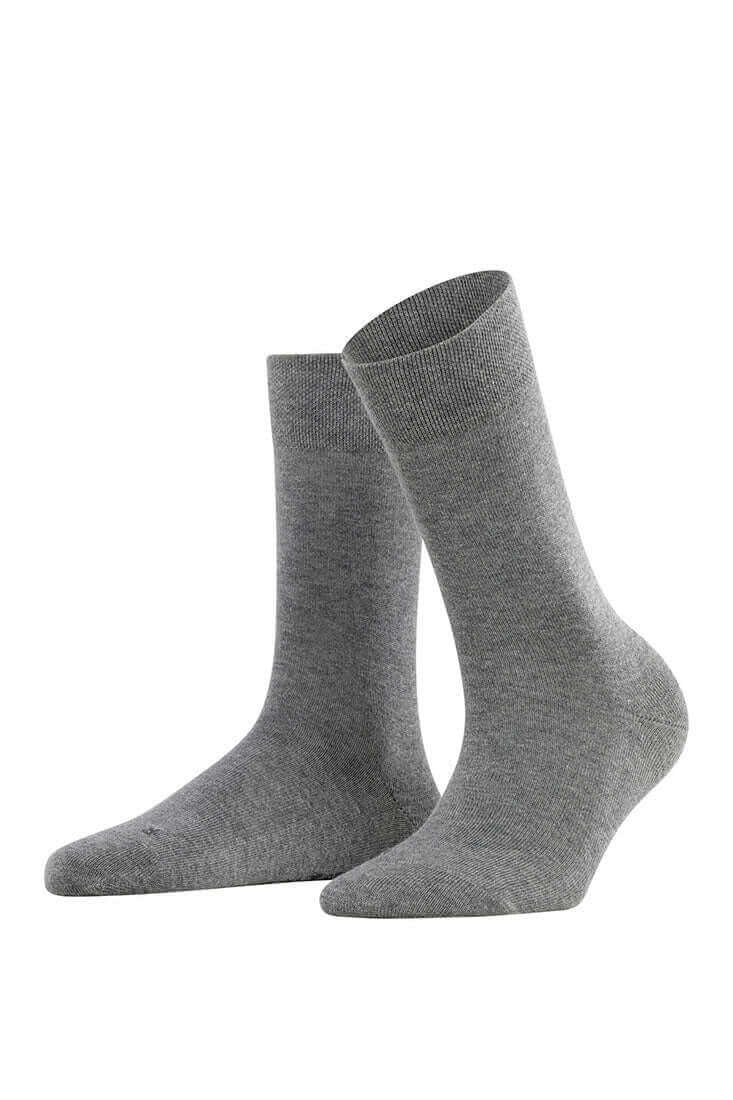 Falke Sensitive London Women's Socks Color: Grey Mix Size: 35-38 at Petticoat Lane Greenwich, CT