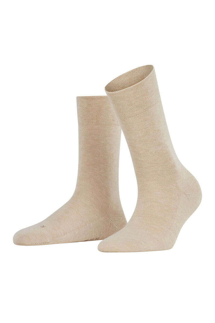 Falke Sensitive London Women's Socks Color: Sand Mel. Size: 35-38 at Petticoat Lane Greenwich, CT