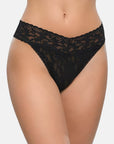 Hanky Panky Original Rise Thong Color: Black at Petticoat Lane Greenwich, CT