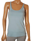 Only Hearts Skinny Neck Tank Color: Blue Mist Size: M at Petticoat Lane Greenwich, CT