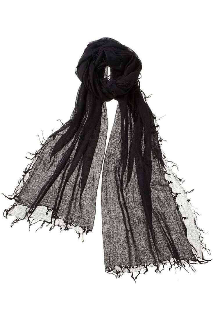 Alpine Cashmere Alta Shawl Color: Ebony at Petticoat Lane Greenwich, CT