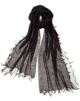 Alpine Cashmere Alta Shawl Color: Ebony at Petticoat Lane Greenwich, CT