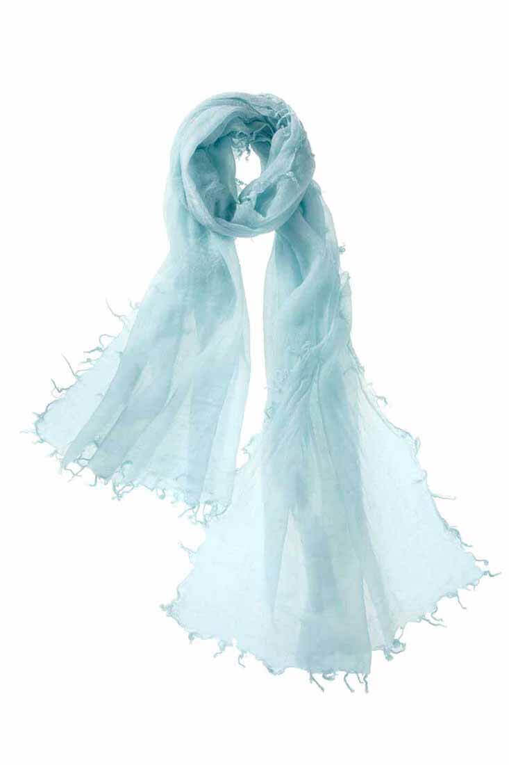 Alpine Cashmere Alta Shawl Color: Ice at Petticoat Lane Greenwich, CT