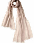 Alpine Cashmere Alta Shawl Color: Mushroom at Petticoat Lane Greenwich, CT