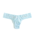 Hanky Panky "Bride" Low Rise Thong Color: Celeste with Clear Crystals at Petticoat Lane Greenwich, CT