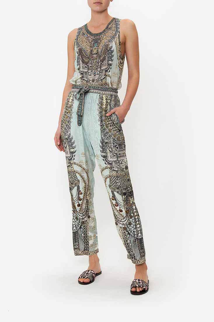Camilla Free Espiritu Drop Crotch Slim Leg Pant Size: XS, S at Petticoat Lane Greenwich, CT