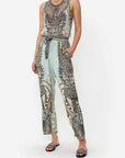 Camilla Free Espiritu Drop Crotch Slim Leg Pant Size: XS, S at Petticoat Lane Greenwich, CT