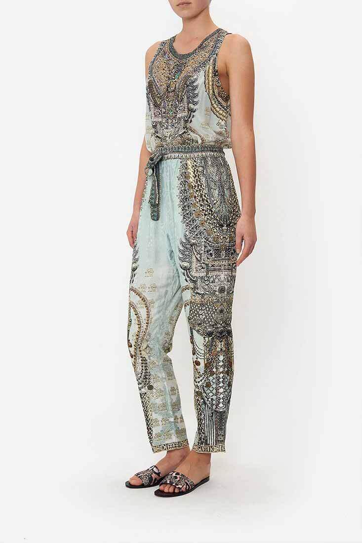 Camilla Free Espiritu Drop Crotch Slim Leg Pant Size: XS, S at Petticoat Lane Greenwich, CT