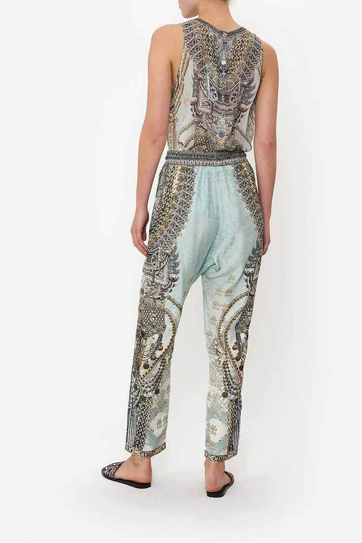 Camilla Free Espiritu Drop Crotch Slim Leg Pant Size: XS, S at Petticoat Lane Greenwich, CT