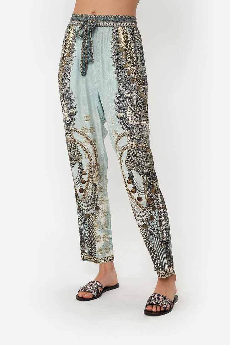 Camilla Free Espiritu Drop Crotch Slim Leg Pant Size: XS, S at Petticoat Lane Greenwich, CT