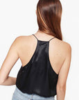Cami NYC Racer Charmeuse Cami Color: Glacier, Black, Thyme, Coffee, Magenta Size: XS, S, M, L at Petticoat Lane Greenwich, CT