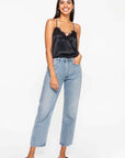Cami NYC Racer Charmeuse Cami Color: Glacier, Black, Thyme, Coffee, Magenta Size: XS, S, M, L at Petticoat Lane Greenwich, CT