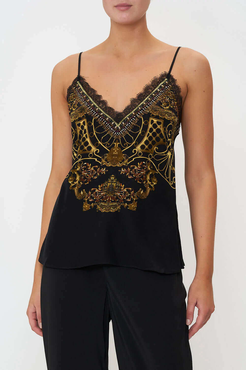 Shadows of Armada Lace Trim Cami