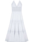 Cindy Long Dress in White
