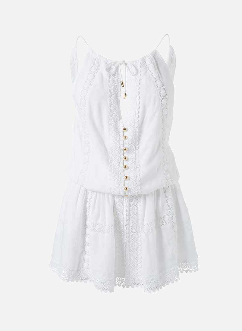 Melissa Odabash Chelsea Cover Up in White Color: White Size: XS, S, 8/M, L at Petticoat Lane  Greenwich, CT