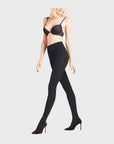 Falke Softmerino Women Tights Color: Black Size: 36-38 at Petticoat Lane Greenwich, CT