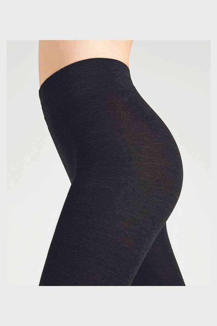 Falke Softmerino Women Tights Color: Black Size: 36-38, 40-42, 44-46 at Petticoat Lane Greenwich, CT