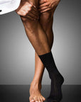 Falke No. 13 Finest Piuma Cotton Gentlemen Socks Color: Black Size: 39-40 at Petticoat Lane Greenwich, CT
