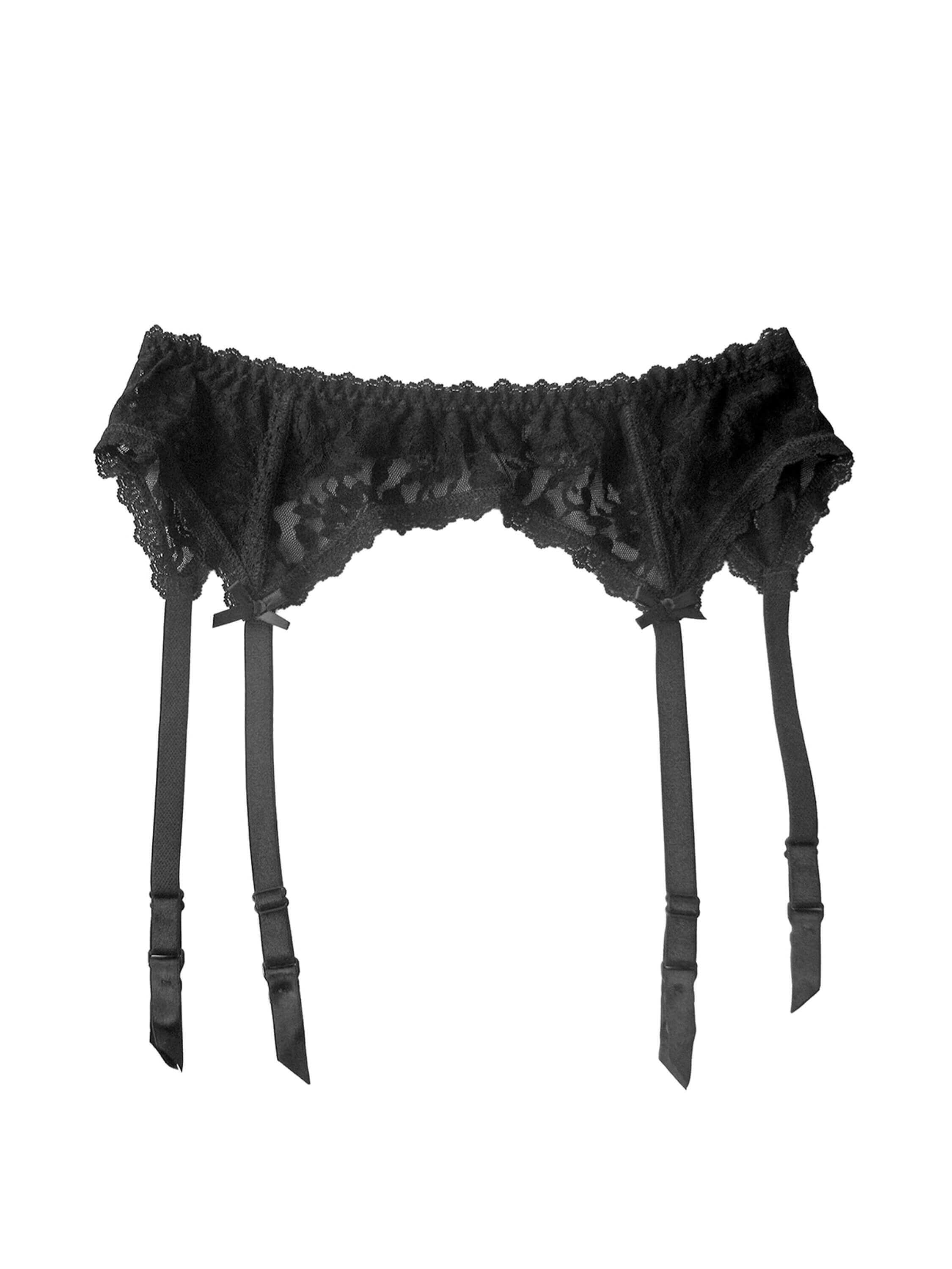 Hanky Panky Signature Lace Garter Belt Color: Black Size: S at Petticoat Lane Greenwich, CT