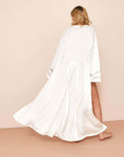 Laurence Tavernier Kimono Long Color: Ecru Size: S, M at Petticoat Lane Greenwich, CT