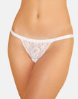 Cosabella Never Say Never Skimpie G-String Color: White at Petticoat Lane Greenwich, CT