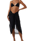 Melissa Odabash Pareo Color: Black at Petticoat Lane Greenwich, CT