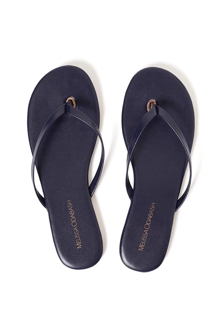 Melissa Odabash Sandals (9 Colors) Color: Navy Size: 6 / 37 at Petticoat Lane Greenwich, CT