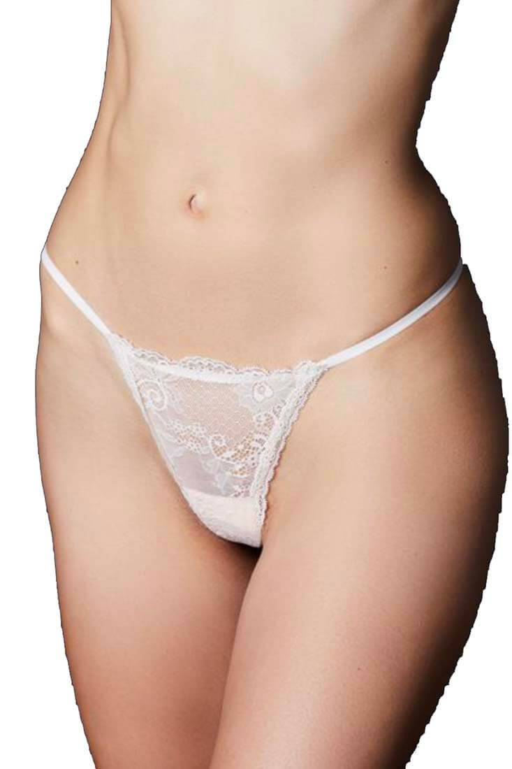 Journelle Sapna G-String Color: Champagne (nude) Size: S/M at Petticoat Lane Greenwich, CT